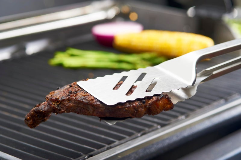 GrillPro 40240 16-Inch Stainless Steel Tong/Turner Combination, Silver - Image 3